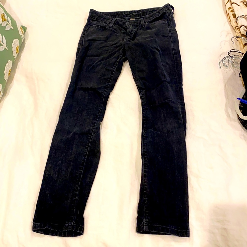 Black, Banana Republic, skinny jeans.